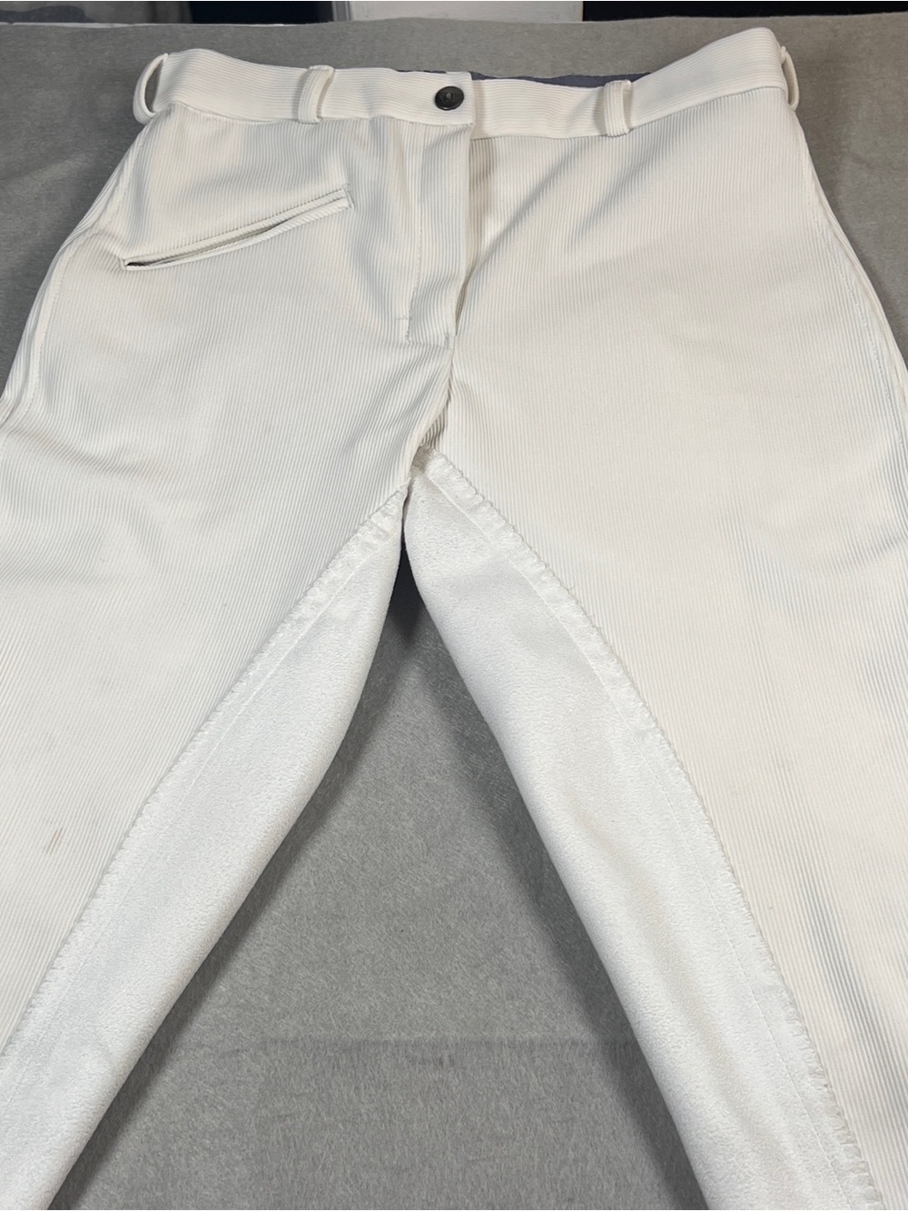 TuffRider Full Seat Riding Breeches Women’s 28 White Equestrian